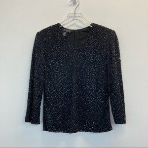 JKARA NY Beaded Dress Top (M)